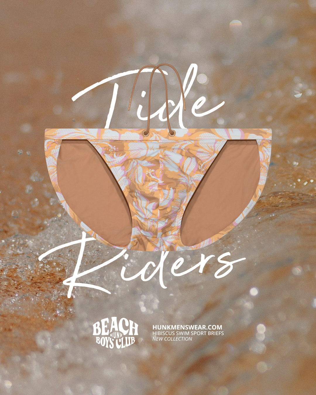 Hibiscus Swim Sport Brief