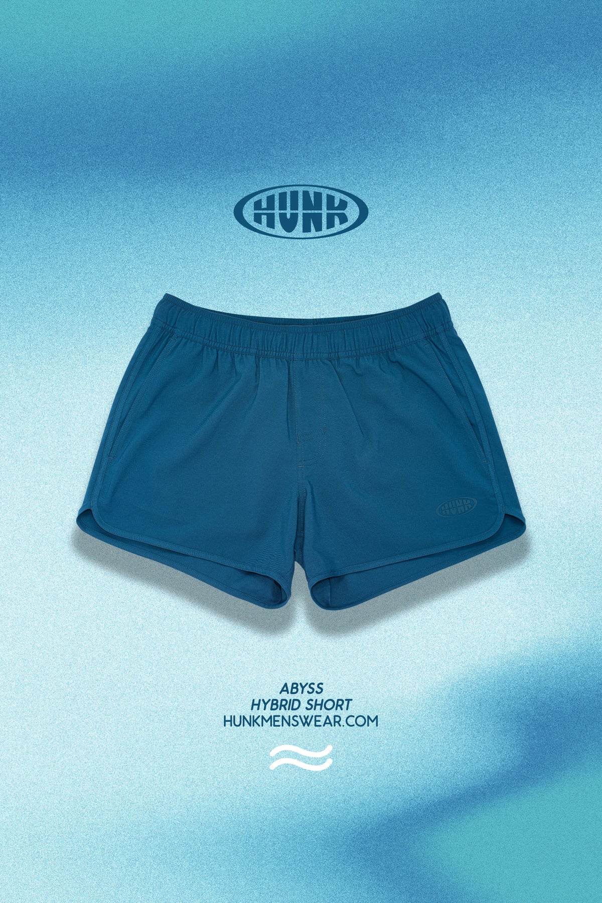 Short Híbrido 3" Abyss - cor Abyss