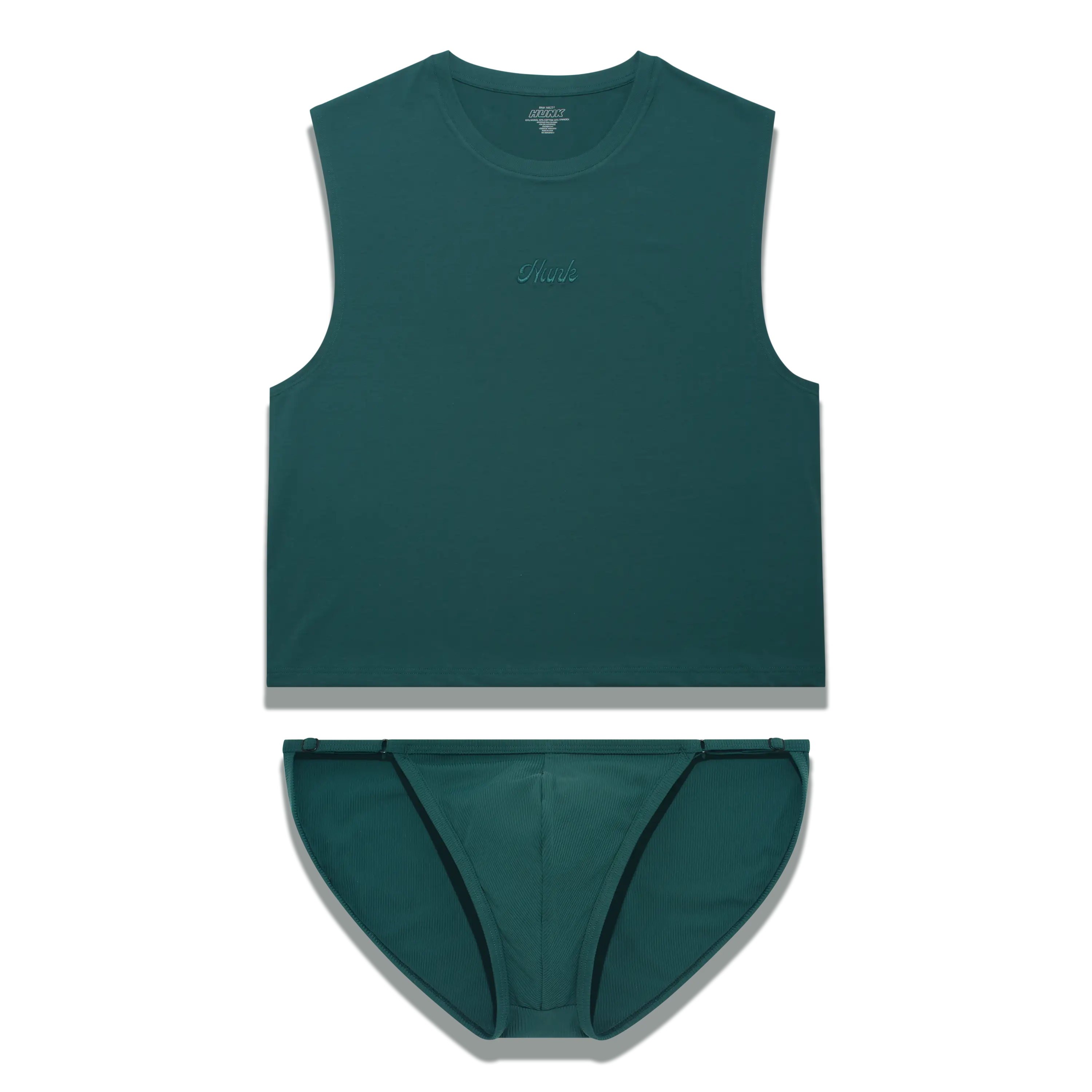 Mystique Boxy Cropped Tank + FlexFit Brief Set