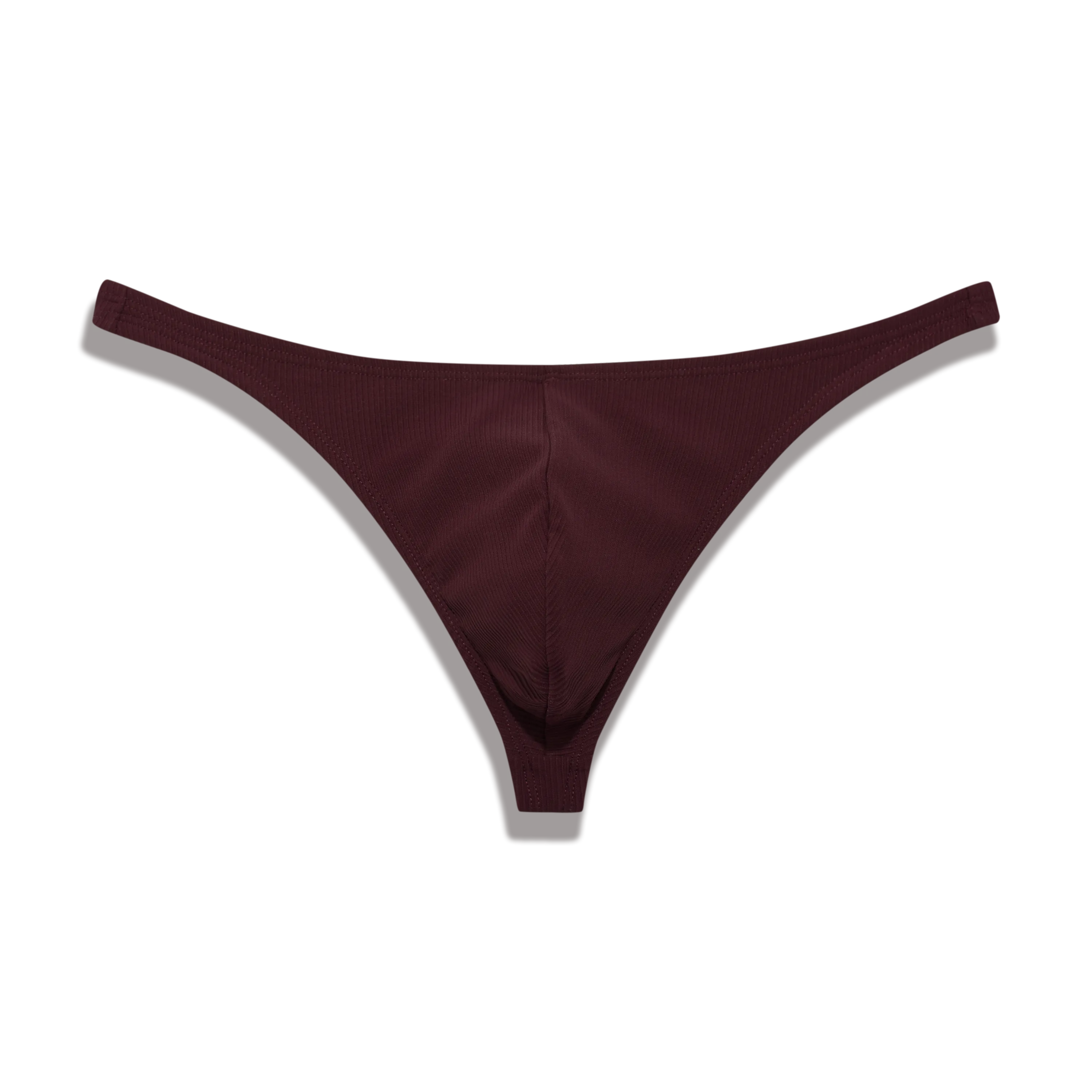 Cinder Ribbed Swim Thong