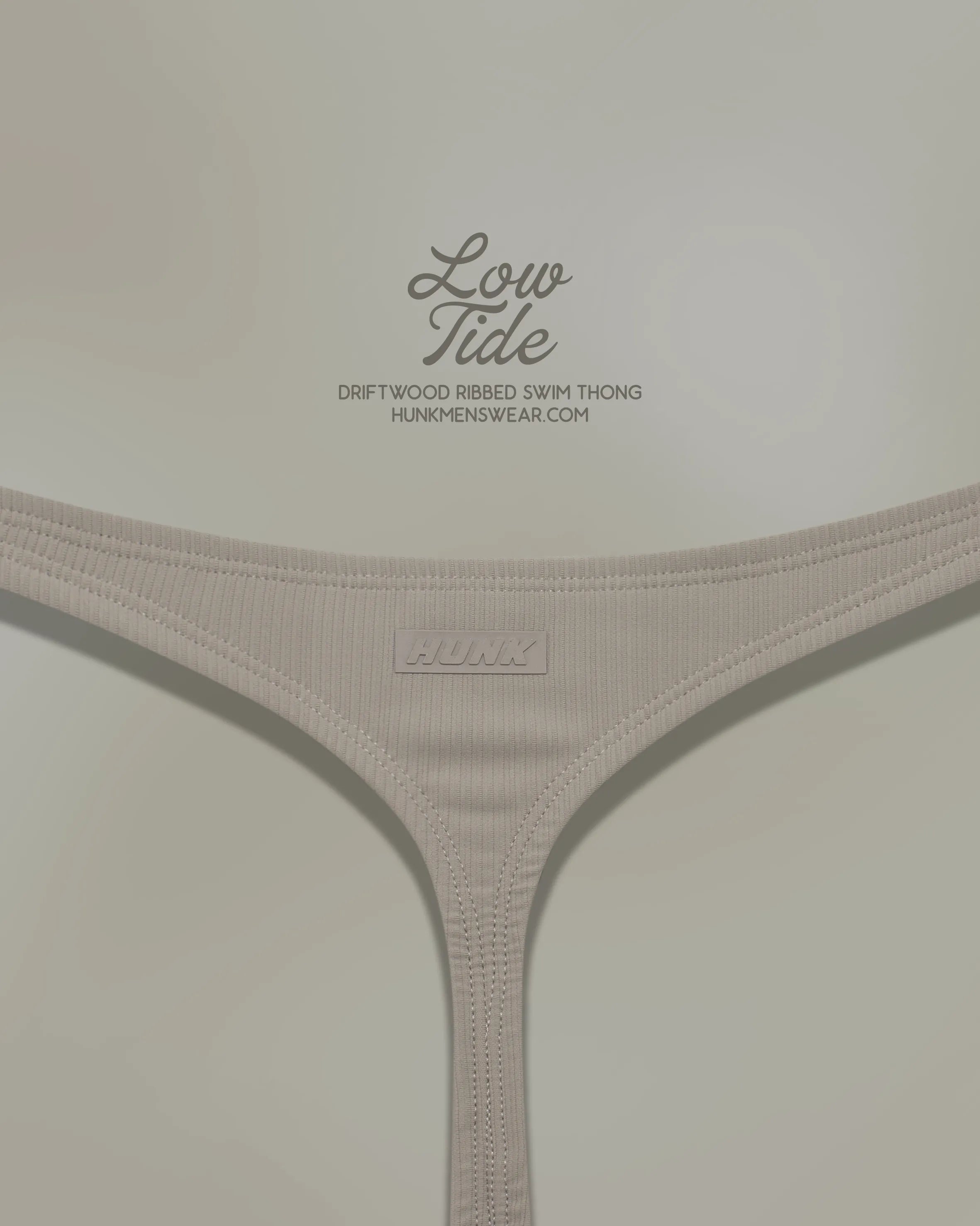 Driftwood Ribbed Swim Thong