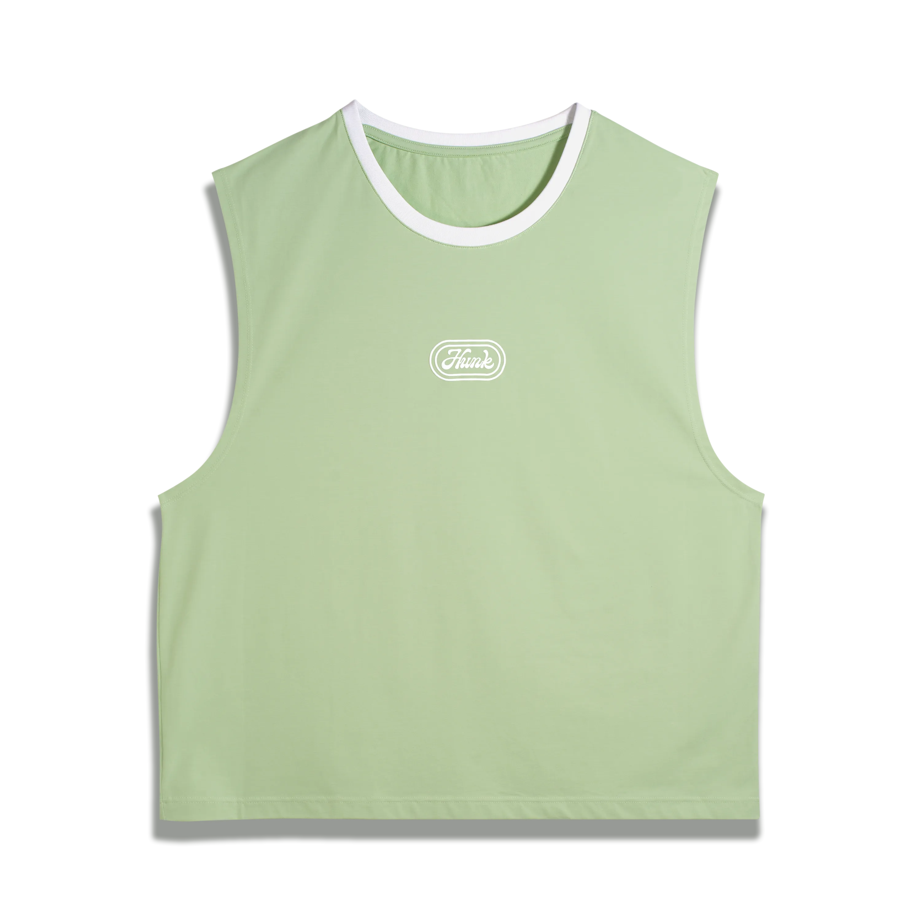 Moss Boxy Cropped Tank